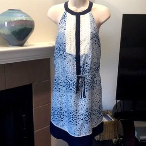 Blue halter dress from Adelyn Rae